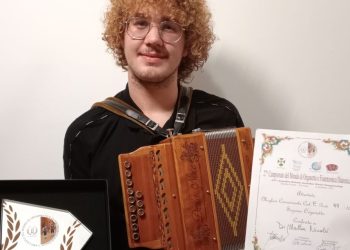L’abruzzese Nicolò Di Mattia trionfa ai Mondiali di Organetto e Fisarmonica Diatonica
