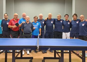 Seconda giornata di andata dei campionati a squadre maschili di tennistavolo