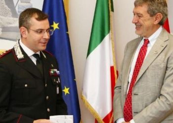 Marsilio incontra il nuovo comandante provinciale dei carabinieri dell’Aquila