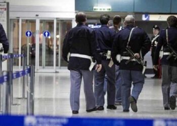 Polizia di frontiera, arrestato uomo proveniente da Londra per lesioni