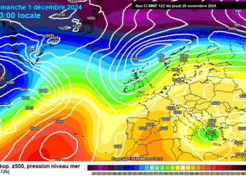 Il meteo in Abruzzo 29 novembre – 4 dicembre: goccia fredda ed instabile con piogge e nevicate tra Venerdì e Sabato. Migliora a seguire