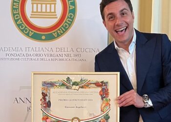 L’Abruzzese Giovanni Angelucci vince il premio dell’Accademia della Cucina Italiana
