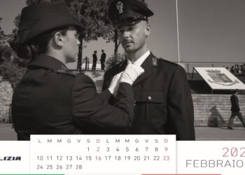 Presentato il calendario della polizia di Stato 2025