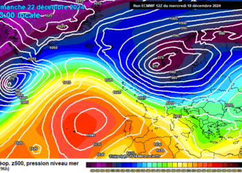 Il meteo in Abruzzo 19 – 25 dicembre: correnti da nord con possibilità di nevicate fino a quote basse