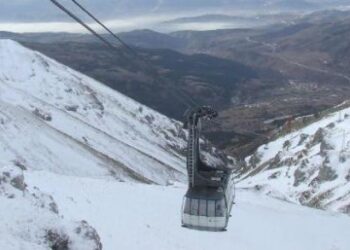 Bloccata la funivia a Campo Imperatore, soccorritori sul Gran Sasso impossibilitati a riscendere