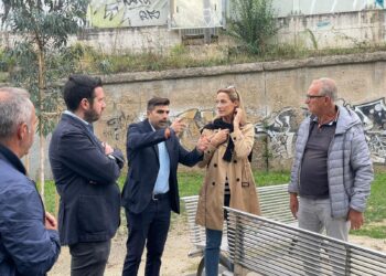 L’area per il pump track di via Caravaggio aperta al pubblico dopo gli atti vandalici e la sistemazione