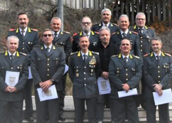 Guardia di Finanza L’Aquila: i saluti ai militari prossimi al congedo dal servizio