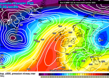 Il meteo in Abruzzo 9 – 15 gennaio: più freddo nel fine settimana con piogge e nevicate sui rilievi, miglioramento a seguire