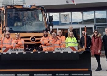 Provincia dell’Aquila, acquistato un nuovo mezzo spazzaneve