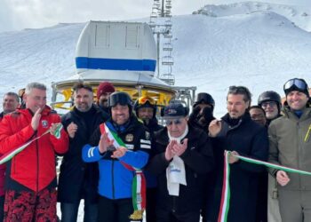 A Ovindoli inaugurata la nuova seggiovia Max Bartolotti, il sindaco Ciminelli: mi sono emozionato (fotogallery)