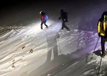 Alpinisti bloccati per la nebbia, intervengono i soccorsi sul Monte Gorzano