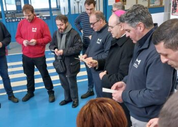 Sulmona, visita pastorale del vescovo Fusco alla Magneti Marelli