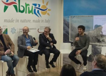 Bit di Milano, Lino Guanciale allo stand Abruzzo