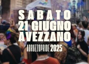 Avezzano ospiterà l’Abruzzo Pride 2025 il 21 giugno: un invito all’orgoglio e alla visibilità nei piccoli centri