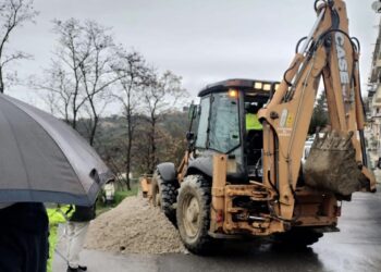 A Chieti frana su un tratto della strada vecchia Santa Maria Calvona