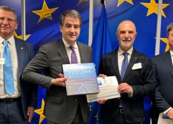 Il sindaco Masci e il consigliere Albore Mascia a Bruxelles per incontrare il vicepresidente Fitto