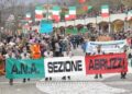 L’invasione pacifica degli alpini al santuario del patrono d’Abruzzo: in diecimila al santuario di San Gabriele