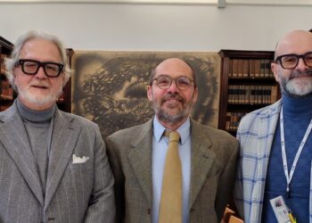 Il prefetto Stelo in visita alla biblioteca storica dell’ex ospedale psichiatrico di Teramo