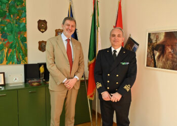 Visite istituzionali: Marsilio incontra l’Ammiraglio Giovannone