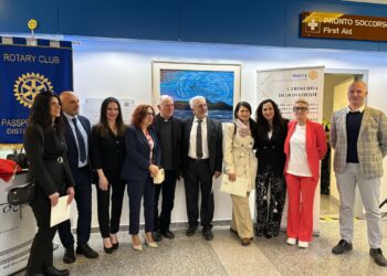 “Volare Alto” nell’Aeroporto d’Abruzzo omaggio a Corradino D’Ascanio, installazione donata dal Rotary Club 