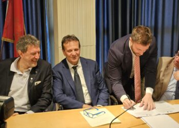 Lavori in via Piave e via Veneto, il Sindaco Costantini firma la convenzione in Regione per un finanziamento da 2,5 milioni di euro