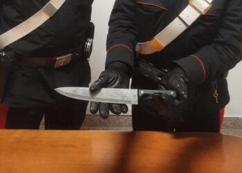 Armato di coltello taglia gli pneumatici alle auto in sosta: fermato dai carabinieri