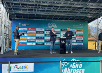 Gran successo per il Giro d’Abruzzo, San Demetrio ne’ Vestini in festa per la partenza della terza tappa