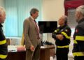 Vigili del fuoco deceduti a Chieti, Marsilio in visita al Comando provinciale