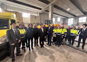 Il Ministro giapponese per la ricostruzione in visita al centro di formazione della Protezione Civile di Preturo