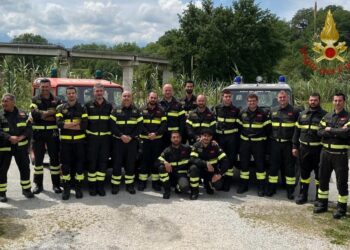 Guida di mezzi in operazioni di soccorso, concluso il corso per i volontari dei Vigili del fuoco