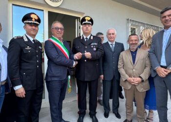 Consegna delle chiavi della nuova caserma dei carabinieri di Manoppello