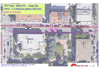 Pescara, lavori dell’Aca in via Michelangelo e Da Vinci: come cambia la viabilità