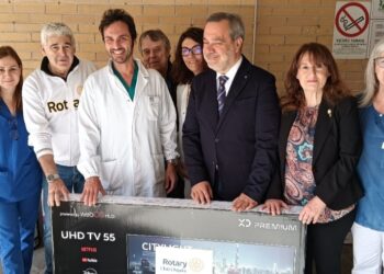 Il Rotary club dell’Aquila dona 8 televisori al reparto di cardiologia dell’ospedale
