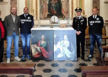 Restituito alla Diocesi di Sulmona un prestigioso dipinto rubato: Sant’Agnese torna  nella chiesa Virgo Potens