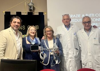 Monitoraggio dei parametri vitali dei neonati: arriva all’Aquila un nuovo strumento donato dal Lions