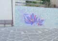 A Navelli il nuovo murale Metamorfosi: dedicato allo zafferano