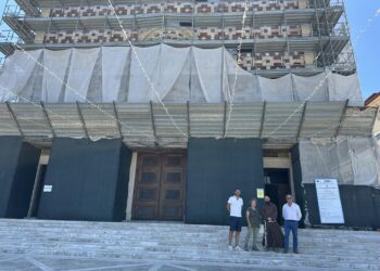 Manoppello, rimossa l’impalcatura e la Basilica del Volto Santo ritrova la sua facciata