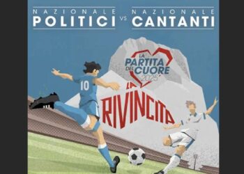 La partita del cuore fa il tutto esaurito all’Aquila: sport e solidarietà in diretta su Rai 1