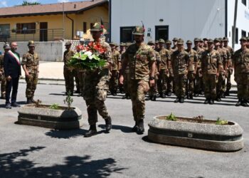 A Fossa l’omaggio dei giovani alpini alle vittime del terremoto del 2009