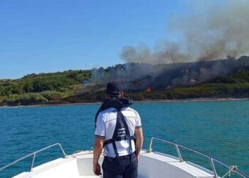 Domato l’incendio nella riserva di Punta Aderci, in azione anche elicottero e canadair