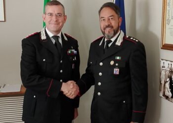 Il capitano Umberto Aleandri va in pensione nel giorno del suo compleanno, il saluto dei colleghi