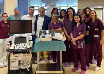 Donato un ecografo alla neonatologia dell’ospedale dell’Aquila
