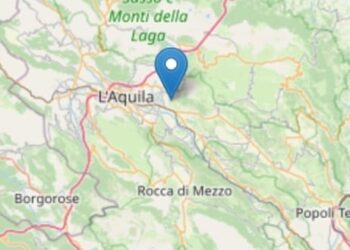 Trema la terra nella notte, scossa di terremoto di magnitudo 2,7 a 8 chilometri dall’Aquila