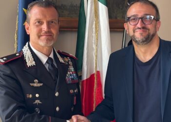 Biondi incontra il nuovo comandante Legione carabinieri Abruzzo Molise, Generale Gianluca Feroce