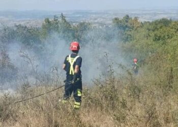 Incendio nel Pescarese, elicotteri in azione per domarlo