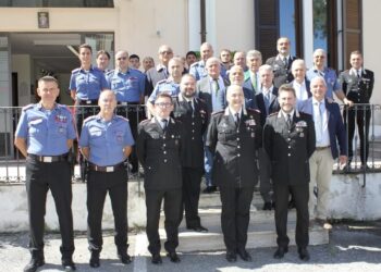 Saluto di commiato del Generale Neosi al Comando provinciale dei Carabinieri