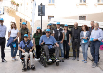 Inaugurata la Settimana europea della Mobilità: presentata una Joëlette elettrica per l’inclusione all’Aquila