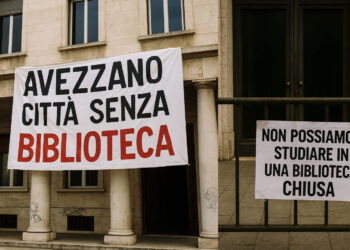 Avezzano città che parla di cultura ma chiude le biblioteche: il paradosso di un territorio che dimentica i suoi giovani