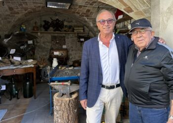 A Manoppello il piccolo museo di Santino D’Alfonso, il fabbro che forgiò le chiavi donate a Papa Benedetto XVI
