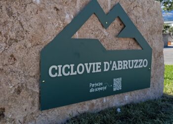 Pietre miliari sulle Ciclovie d’Abruzzo come luoghi d’incontro per i ciclisti